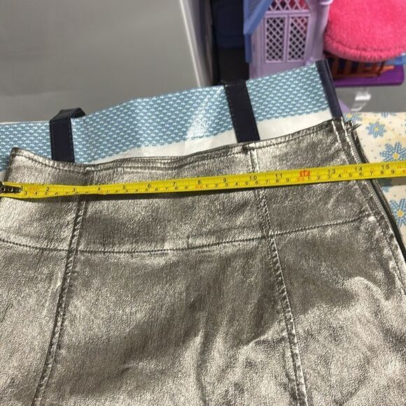 Free People Silver metallic skirt size 10 - Picture 14 of 16